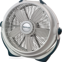 HKM-5197139 20" Wind Machine Fan, Air Circulator with 3 Speeds, Gray