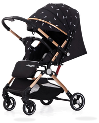 HKM-600019 Bi-Directional High Landscape Baby Stroller with Newborn Carriage and Four Wheels Travel System