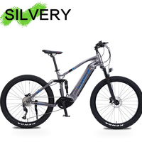 HKM-3750483 48 V 14 Ah 500 W Electric Bike, 20 mph Top Speed, 9-Speed Shimano, 27.5 x 2.25 in Tires, Hydraulic Disc Brakes