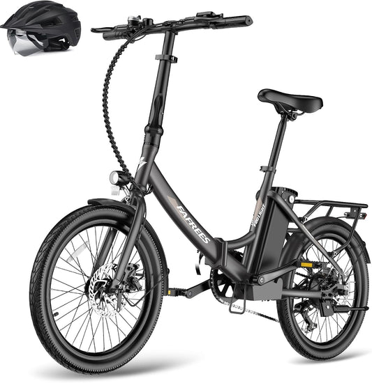 Fafrees F20 Light E Bike Men's 20 Inch with 36 V 14.5 Ah Battery 250 W, [Official] E-Bike Women's Pedelec Electric Folding Electric Bicycles 120 kg Max. 25 km/h, City Bike up to 55-110 km for