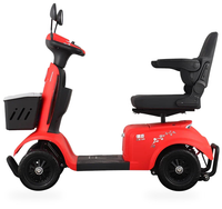 HKM-9630163 Foldable Mobility Scooter 500W Motor 24V 20Ah Battery 25 mi Range 10 mph Speed 220.5 lb Capacity, Bluetooth