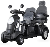 HKM-9695699 Foldable Mobility Scooter 1000W Motor 60V 20Ah Battery 37 mi Range 15 mph Speed, Folding Design, Electromagnetic Brake