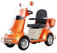 HKM-9728467 4-Wheel Mobility Scooter 1000W Motor 48V 20Ah Battery 31 mi Range 15.5 mph Speed, Brushless Motor, Quiet & Smooth Ride