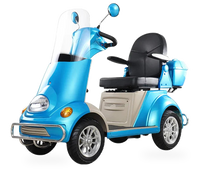 HKM-9728467 4-Wheel Mobility Scooter 1000W Motor 48V 20Ah Battery 31 mi Range 15.5 mph Speed, Brushless Motor, Quiet & Smooth Ride