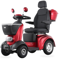 HKM-9761235 Foldable Mobility Scooter 500W Motor 20Ah Battery 24.9 mi Range 18.6 mph Speed 330.7 lb Capacity, Digital Display