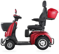 HKM-9761235 Foldable Mobility Scooter 500W Motor 20Ah Battery 24.9 mi Range 18.6 mph Speed 330.7 lb Capacity, Digital Display