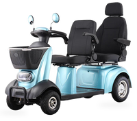 HKM-9826771 4-Wheel Mobility Scooter 1000W Motor 48V Battery 24.9 mi Range 11.2 mph Speed, Stable 4-Wheel Base