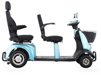 HKM-9826771 4-Wheel Mobility Scooter 1000W Motor 48V Battery 24.9 mi Range 11.2 mph Speed, Stable 4-Wheel Base