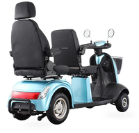 HKM-9826771 4-Wheel Mobility Scooter 1000W Motor 48V Battery 24.9 mi Range 11.2 mph Speed, Stable 4-Wheel Base
