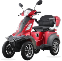 HKM-9859539 Foldable Mobility Scooter 1000W Motor 20Ah Battery 24.9 mi Range 15.5 mph Speed, Folding Design, LED Lights, Bluetooth