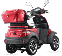 HKM-9859539 Foldable Mobility Scooter 1000W Motor 20Ah Battery 24.9 mi Range 15.5 mph Speed, Folding Design, LED Lights, Bluetooth