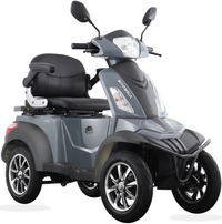 HKM-9859539 Foldable Mobility Scooter 1000W Motor 20Ah Battery 24.9 mi Range 15.5 mph Speed, Folding Design, LED Lights, Bluetooth