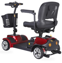 HKM-9990611 4-Wheel Mobility Scooter 300W Motor 24V 20Ah Battery 4.4 mph Speed 264.6 lb Capacity, Digital Display, Bluetooth