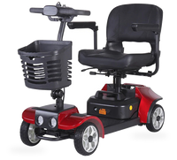 HKM-9990611 4-Wheel Mobility Scooter 300W Motor 24V 20Ah Battery 4.4 mph Speed 264.6 lb Capacity, Digital Display, Bluetooth