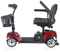HKM-9990611 4-Wheel Mobility Scooter 300W Motor 24V 20Ah Battery 4.4 mph Speed 264.6 lb Capacity, Digital Display, Bluetooth