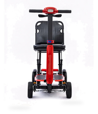 HKM-0023379 Foldable Mobility Scooter 250W Motor 24V 10Ah Battery 15.5 mi Range 4 mph Speed 440.9 lb Capacity, LED Lights