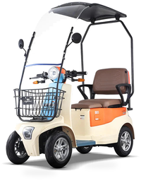 HKM-0318291 Foldable Mobility Scooter 1000W Motor 60V 20Ah Battery 25 mi Range 18.6 mph Speed, Brushless Motor, Disc Brake