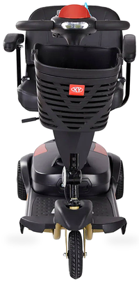 HKM-0645971 4-Wheel Mobility Scooter 300W Motor 24V 12Ah Battery 11 mi Range 6 mph Speed 330.7 lb Capacity, Electromagnetic Brake