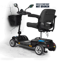 HKM-0777043 Foldable Mobility Scooter 250W Motor 24V 12Ah Battery 11.2 mi Range 6 mph Speed 330.7 lb Capacity, Disc Brake
