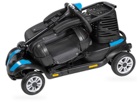 HKM-1104723 Foldable Mobility Scooter 250W Motor 24V 12Ah Battery 11.2 mi Range 6 mph Speed 330.7 lb Capacity, Bluetooth