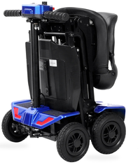 HKM-1235795 Foldable Mobility Scooter 250W Motor 24V 10Ah Battery 11 mi Range 3.7 mph Speed 264.6 lb Capacity, Folding Design