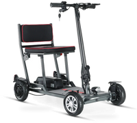 HKM-1858387 Foldable Mobility Scooter 250W Motor 24V 12Ah Battery 11.2 mi Range 5 mph Speed 242.5 lb Capacity, Bluetooth