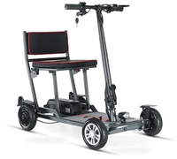 HKM-1858387 Foldable Mobility Scooter 250W Motor 24V 12Ah Battery 11.2 mi Range 5 mph Speed 242.5 lb Capacity, Bluetooth
