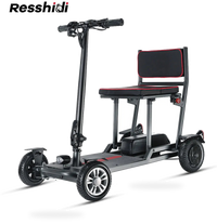 HKM-1858387 Foldable Mobility Scooter 250W Motor 24V 12Ah Battery 11.2 mi Range 5 mph Speed 242.5 lb Capacity, Bluetooth