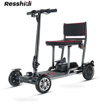 HKM-1858387 Foldable Mobility Scooter 250W Motor 24V 12Ah Battery 11.2 mi Range 5 mph Speed 242.5 lb Capacity, Bluetooth