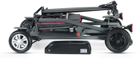 HKM-1858387 Foldable Mobility Scooter 250W Motor 24V 12Ah Battery 11.2 mi Range 5 mph Speed 242.5 lb Capacity, Bluetooth