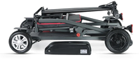 HKM-1858387 Foldable Mobility Scooter 250W Motor 24V 12Ah Battery 11.2 mi Range 5 mph Speed 242.5 lb Capacity, Bluetooth