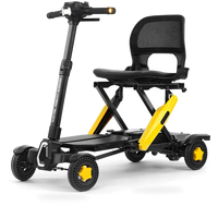 HKM-1923923 Foldable Mobility Scooter 250W Motor 24V 12Ah Battery 11.2 mi Range 5 mph Speed 330.7 lb Capacity, Bluetooth