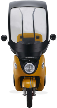 HKM-2054995 4-Wheel Mobility Scooter 2000W Motor 60V 20Ah Battery 25 mi Range 15 mph Speed 440.9 lb Capacity, Disc Brake