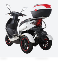HKM-2186067 Foldable Mobility Scooter 650W Motor 60V 20Ah Battery 25 mi Range 15.5 mph Speed, Brushless Motor, Quiet & Smooth Ride
