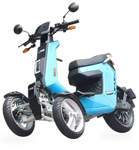 HKM-2218835 4-Wheel Mobility Scooter 2000W Motor 72V 30Ah Battery 56 mi Range 28 mph Speed 881.8 lb Capacity, Disc Brake