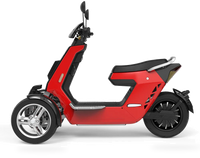 HKM-2284371 4-Wheel Mobility Scooter 2000W Motor 72V 30Ah Battery 56 mi Range 28 mph Speed 440.9 lb Capacity, LED Lights