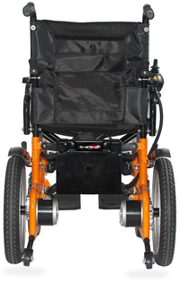 HKM-2579283 Foldable Electric Wheelchair 15 mi Range 5 mph Speed, Digital Display, Folding Design, Removable Battery, LED Lights