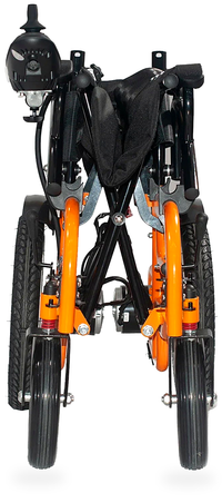 HKM-2579283 Foldable Electric Wheelchair 15 mi Range 5 mph Speed, Digital Display, Folding Design, Removable Battery, LED Lights