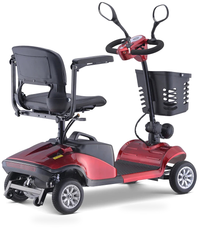 HKM-3169107 Foldable Mobility Scooter 250W Motor 24V Battery 12.4 mi Range 5 mph Speed 264.6 lb Capacity, Electromagnetic Brake