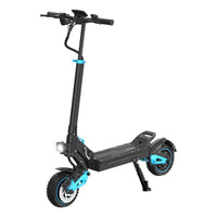 HKM-Z1M Pro 34.1 Miles 48V 20.8Ah 998Wh 1600W Dual-Motor Drive Long-Range Foldable Electric Scooter - Black