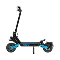 HKM-Z4M 43.5 Miles 48V 23Ah 1104Wh 2400W Dual-Motor Drive Long-Range Foldable Electric Scooter - Black