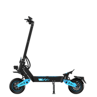 HKM-Z4M 43.5 Miles 48V 23Ah 1104Wh 2400W Dual-Motor Drive Long-Range Foldable Electric Scooter - Black