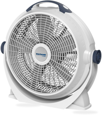 HKM-5197139 20" Wind Machine Fan, Air Circulator with 3 Speeds Gray for Home and Office Quiet Cooling Comfort Energy Efficient Design