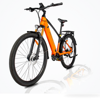 HKM-1620563 29 in Hardtail Mid-Drive Electric Mountain Bike, 250 W Mid Motor, 48 V 13 Ah Removable Battery, 25 mph Top Speed