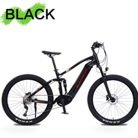 HKM-3750483 48 V 14 Ah 500 W Electric Bike, 20 mph Top Speed, 9-Speed Shimano, 27.5 x 2.25 in Tires, Hydraulic Disc Brakes