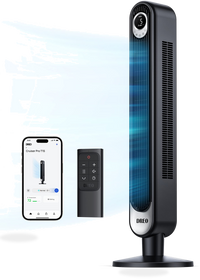 HKM-5033299 42-Inch Tower Fan with 9 Speeds, 4 Modes 12-Hour Timer Oscillation and Quiet Operation for Home and Office