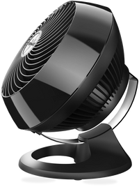 HKM-4640083 660 Large Air Circulator Fan, 4-Speed 90-Degree Tilt Quiet Cooling Black with for Home and Office Quiet Cooling Comfort