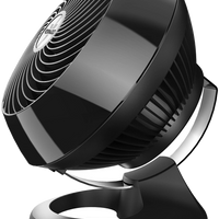 HKM-4640083 660 Large Air Circulator Fan, 4-Speed, 90-Degree Tilt, Quiet Cooling, Black