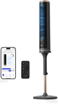 HKM-5426515 36 Inch Tower Fan with 28ft/s Airflow, 90° Oscillation 12-Hour Timer Remote Control 5 Speeds 4 Modes Quiet Operation