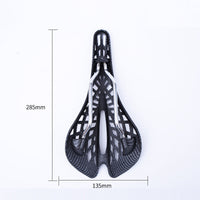 HKM-993555 Lightweight Carbon Fiber Hollow Saddle for Mountain and Road Bikes